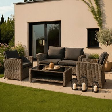 Комплект садових меблів MEBEL ELITE DOVER Сірий