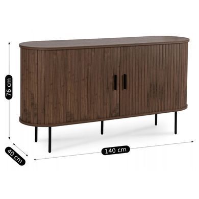 Комод MEBEL ELITE TRISH 140 Орех фотография
