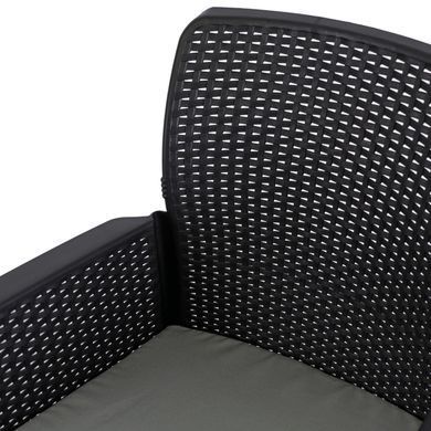Комплект садовой мебели MEBEL ELITE ARGOS 160-240 FRESNO 8 орех/черный
