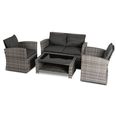 Комплект садових меблів MEBEL ELITE DOVER Сірий