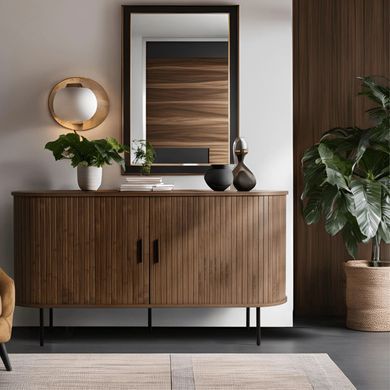 Комод MEBEL ELITE TRISH 140 Орех фотография
