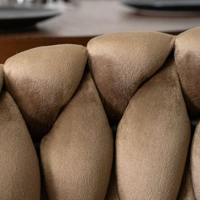Стул бархатный MEBEL ELITE ELENA Velvet Беж фотография