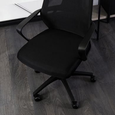 Стул офисный поворотный MEBEL ELITE STARK Черный фотография
