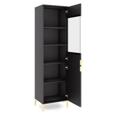 Витрина TORELLO MEBEL ELITE 190 Черный фотография