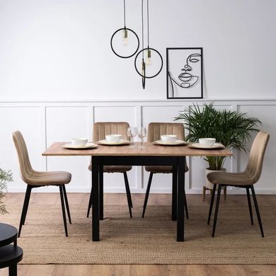 Стол раскладной MEBEL ELITE MAX 80(160)х80 см Дуб крафт фотография