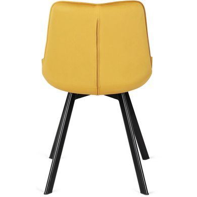 Стул бархатный MEBEL ELITE RICK Velvet Горчица фотография