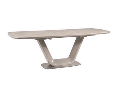 Стіл обідній ARMANI Ceramic Signal 160(220)X90 Ефект Мармуру / Сірий Мат фотографія