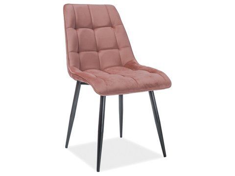 Стул CHIC MATT Velvet Signal Античная Роза фотография