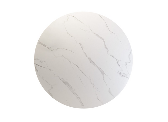 Стіл розкладний TML-655 VETRO 120x120 Білий Мармур фотографія