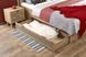 Кровать BORNEO Halmar 160х200 Дуб Артизан/Черный