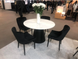 Стіл розкладний TML-655 VETRO 120x120 Білий Мармур