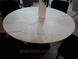 Стіл розкладний TML-655 VETRO 120x120 Білий Мармур