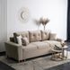 Диван 3-х местный бархатный MEBEL ELITE EMIL Velvet 230 см Бежевый