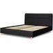 Ліжко оксамитове MEBEL ELITE BOND Velvet 160x200см Чорний