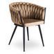 Стул бархатный MEBEL ELITE ELENA Velvet Беж фотография