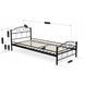 Ліжко металеве GRIFFIN MEBEL ELITE GRIFFIN 90x200 Чорний