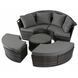 Комплект садових меблів MEBEL ELITE CALIFORNIA Чорний