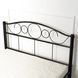 Ліжко металеве GRIFFIN MEBEL ELITE GRIFFIN 90x200 Чорний