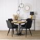 Стілець оксамитовий MEBEL ELITE RIO Velvet, Чорний