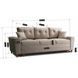 Диван 3-х местный бархатный MEBEL ELITE EMIL Velvet 230 см Бежевый