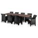 Комплект садовой мебели MEBEL ELITE ARGOS 160-240 FRESNO 8 орех/черный