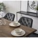 Стілець оксамитовий MEBEL ELITE VIKI Velvet сірий