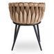 Стул бархатный MEBEL ELITE ELENA Velvet Беж