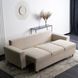 Диван 3-х местный бархатный MEBEL ELITE EMIL Velvet 230 см Бежевый