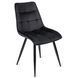 Стул бархатный MEBEL ELITE RIO Velvet, Черный фотография