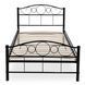 Ліжко металеве GRIFFIN MEBEL ELITE GRIFFIN 90x200 Чорний