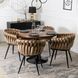 Стул бархатный MEBEL ELITE ELENA Velvet Беж