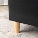 Ліжко оксамитове MEBEL ELITE BOND Velvet 160x200см Чорний