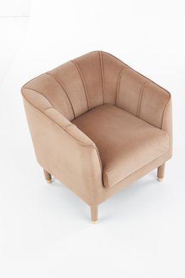 Крісло BALTIMORE Velvet Halmar Темний Беж фотографія