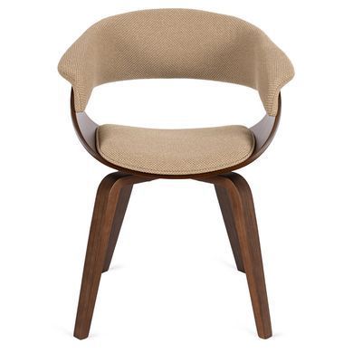 Стул MEBEL ELITE GARY 2 Бежевый / ореховый фотография