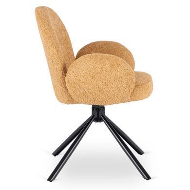 Стул поворотный MEBEL ELITE MUSSO Горчичный фотография
