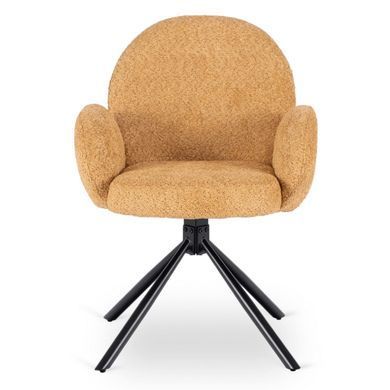 Стул поворотный MEBEL ELITE MUSSO Горчичный фотография