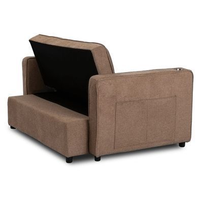 Крісло розкладне MEBEL ELITE ASTER Коричневий фотографія