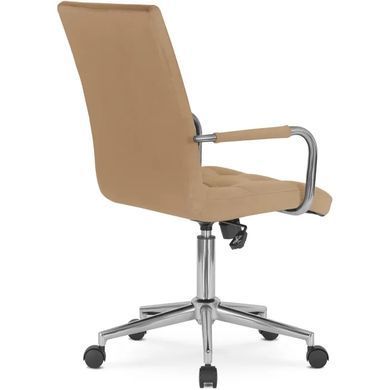 Стул офисный поворотный MEBEL ELITE BOSTON Velvet Бежевый фотография