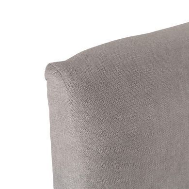 Кровать двуспальная MEBEL ELITE MARSYLIA 160x200 см Серая фотография