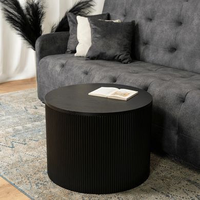 Журнальный столик HOPE MEBEL ELITE 60x60 Черный фотография