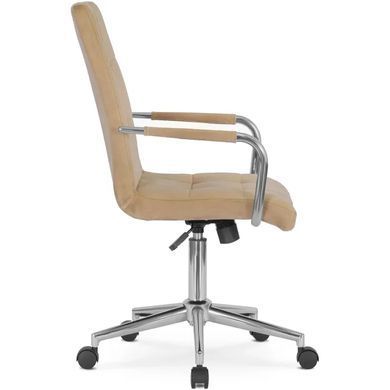 Стул офисный поворотный MEBEL ELITE BOSTON Velvet Бежевый фотография