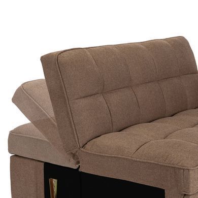 Крісло розкладне MEBEL ELITE ASTER Коричневий фотографія