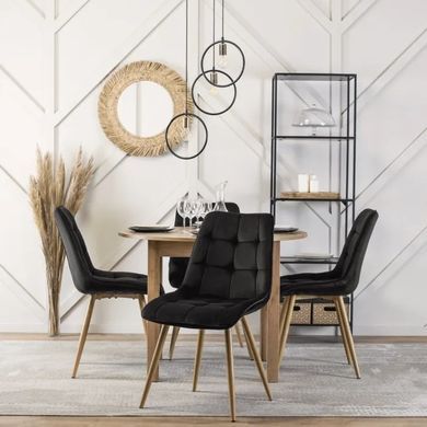 Стол кухонный раскладной MEBEL ELITE HARRY 102(142)х102 см Дуб ривьера фотография