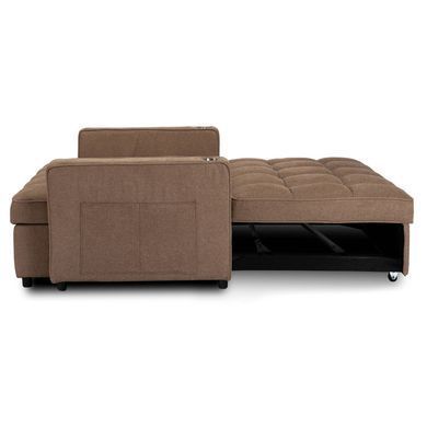Крісло розкладне MEBEL ELITE ASTER Коричневий фотографія