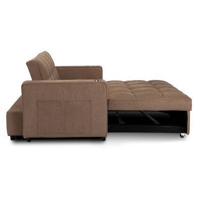 Крісло розкладне MEBEL ELITE ASTER Коричневий фотографія