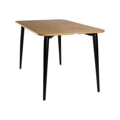 Стіл Dan 140 х 80 Lovko натуральний дуб / чорний фотографія