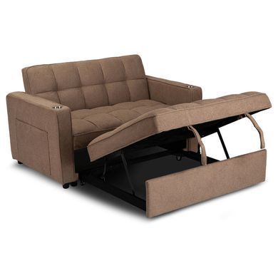 Крісло розкладне MEBEL ELITE ASTER Коричневий фотографія