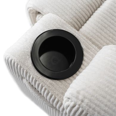 Масажне крісло MEBEL ELITE BOX Вельвет Беж фотографія