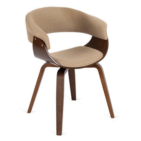Стул MEBEL ELITE GARY 2 Бежевый / ореховый фотография