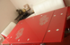 Стіл Скляний GD-082 Signal 80(131)x80 Червоний